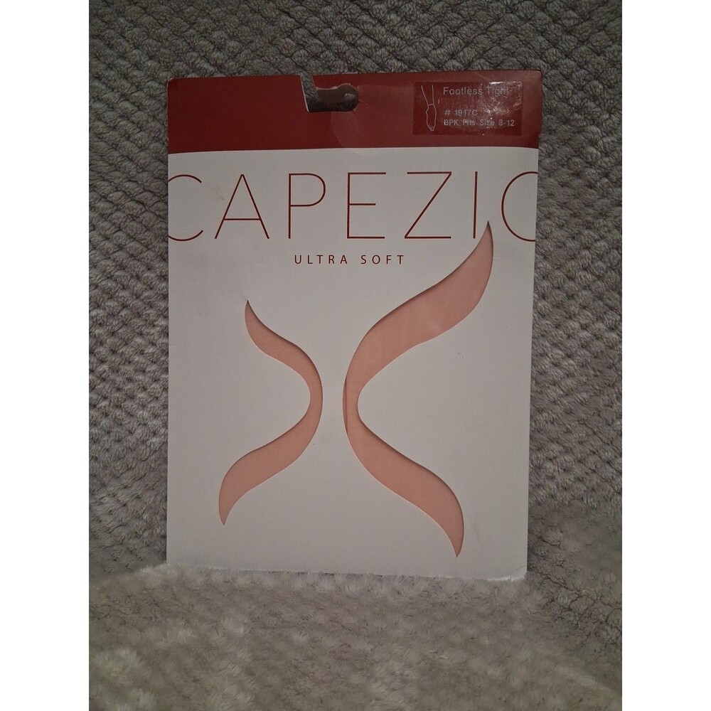 Capezio Ultra Soft Footless Tight, #1917C, BPK Ballet Pink, Child Size 8-12, NEW